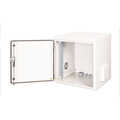 12U wall mounting cabinet, outdoor, IP55 713x600x600 mm, color grey (RAL 7035)