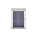 16U wall mounting cabinet, Dynamic 789x600x450 mm, color grey (RAL 7035)