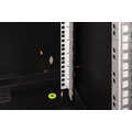 20U wall mounting cabinet, Unique 998x600x600 mm, color black (RAL 9005)