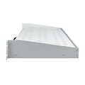 2U extendib. shelf for cabinets from 450 mm depth 88x483x352 mm, up to 30 kg, grey (RAL 7035)