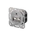 CAT 6 wall outlet, shielded, 2x RJ45 8P8C, LSA, pure white, flush mount