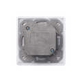 CAT 6 wall outlet, shielded, 2x RJ45 8P8C, LSA, pure white, flush mount