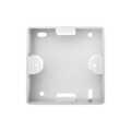 CAT 6 wall outlet, shielded, 2x RJ45 8P8C, LSA, pure white, surface mount