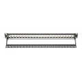 Modular Patch Panel, shielded 24-port, blank, 1U, rack mount, black RAL 9005