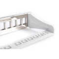 Modular Patch Panel, shielded, 12-Port Blank,1U,254mm (10
