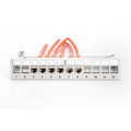 Modular Desktop Patch Panel, shielded 12-port, light grey