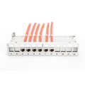 Modular Desktop Patch Panel, shielded 12-port, light grey