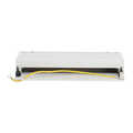 Modular Desktop Patch Panel, shielded 12-port, light grey