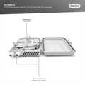 Outdoor FTTH Box for 16 cores and 16x LC/DX or 16x SC/SX