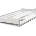 1U fixed shelf for racks from 400 mm depth 45x482x250 mm, up to 15 kg, grey (RAL 7035)