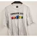 CampZone 2011 T-shirt maat XL unisex GRIJS
