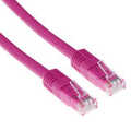 ACT CAT6 U/UTP patchkabel PVC Roze 5 meter