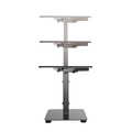 Electric adjustable sitting/standing conference table