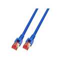 Cat.6 S/FTP patchkabel blauw   1m