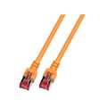 Cat.6 S/FTP patchkabel oranje 0,5m