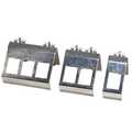 Stainless Steel DIN-Rail Adapter, for 3 Keystone