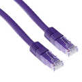 Cat5e UTP patchkabel paars 0,5m