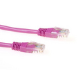 Cat5e UTP patchkabel roze  15m