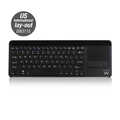 Ewent Draadloos toetsenbord met touchpad, bluetooth, Qwerty, zwart