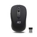 ACT Draadloos toetsenbord en muis, USB ontvanger, Qwerty, Zwart