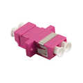 LC Duplex Adapter OM4  Violet Keramische huls