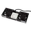 Fan unit for Canovate wall mounted cabinet, 2 fans, black