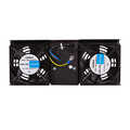 Fan unit for Canovate wall mounted cabinet, 2 fans, black