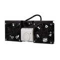 Fan unit for Canovate wall mounted cabinet, 2 fans, black