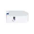 FTTH termination box for Din rail mounting, 2 ports, white