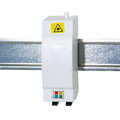 FTTH termination box for Din rail mounting, 4 ports, white
