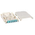 Cassette, singlemode 6x LC duplex voor FTTH-BGT, OM3, inclusief connectors