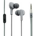 Water resistant (IPX6) Stereo In-Ear headset, grey