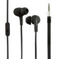 Water resistant (IPX6) Stereo In-Ear headset, black