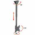Telescopic universal ceiling support for 1 LED LCD TV 23