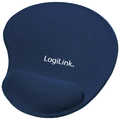 Mousepad met gel polssteun, blauw