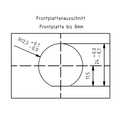 IP67 Metal adapter, M25, HDMI, F-F, A-A, guy rope