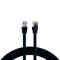 RJ45 Patch cable S/FTP, Cat.6, PVC, short boot, UL, 2m, black