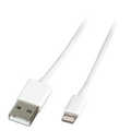 Connection Cable Plug Type-A to Apple Lightning, white, 2m