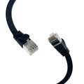 RJ45 Flachpatchkabel U/FTP, Cat.6A, PVC, 5m, schwarz
