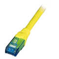 Cat.6A patchkabel 10G U/UTP LSZH Geel 7,5m