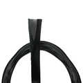 Cable sleeve (Velcro), PET, OD: 32 mm, black, 1.8 m