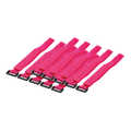 Velcro cable strap, 10 pcs., pink