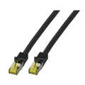 Cat6a-7 S-FTP Zwart