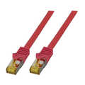 Patch Cat.6A- Cat7  10G S/FTP PIMF Red 25m