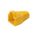 RJ45 plug strain relief boot, 5.8 mm, Yellow, 100 pcs.