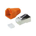 Modular Plug RJ45 Cat.6 STP, orange, 100pcs