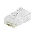 RJ45 modular easy plug Cat.6 UTP RJ45, open front, 50 stuks