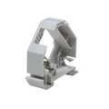 Keystone DIN-Rail adapter for RJ45 keystone jack, stackable