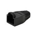 Modular RJ45 Plug Cable Boot 6.5mm BLACK, 50pcs