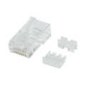 RJ45 modular plug Cat6A UTP for solid and stranded wires with guide plate 50 st